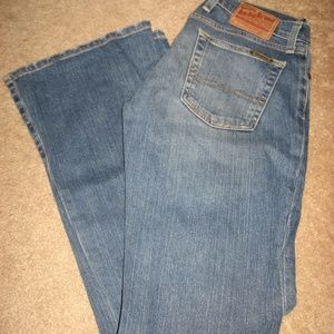 Womens LUCKY BRAND Stretch Boot Buttonfly Jeans 4